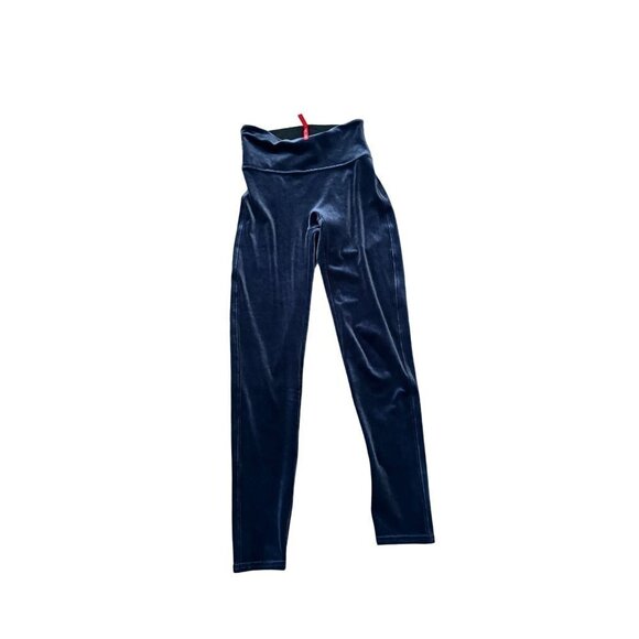 Spanx velvet style blue pants size small - Picture 2 of 5